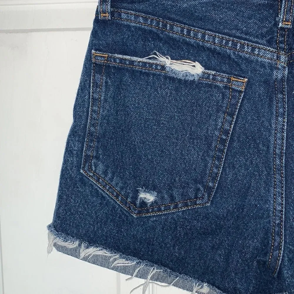 Abercrombie Annie High Rise Jean Shorts - Picture 3 of 4